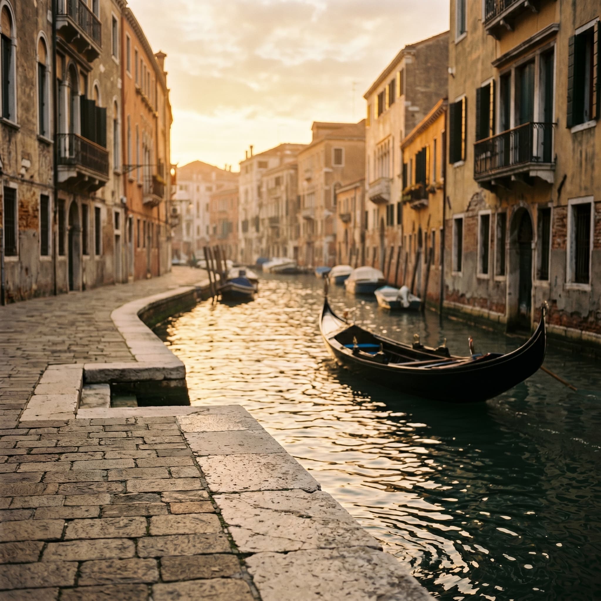 Sunset over Venice