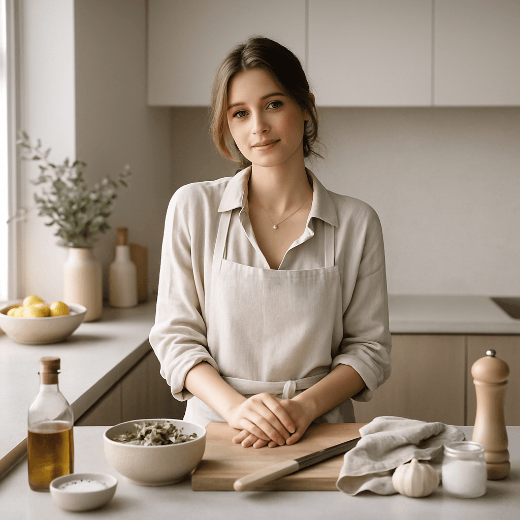 The Author in the Kitchen